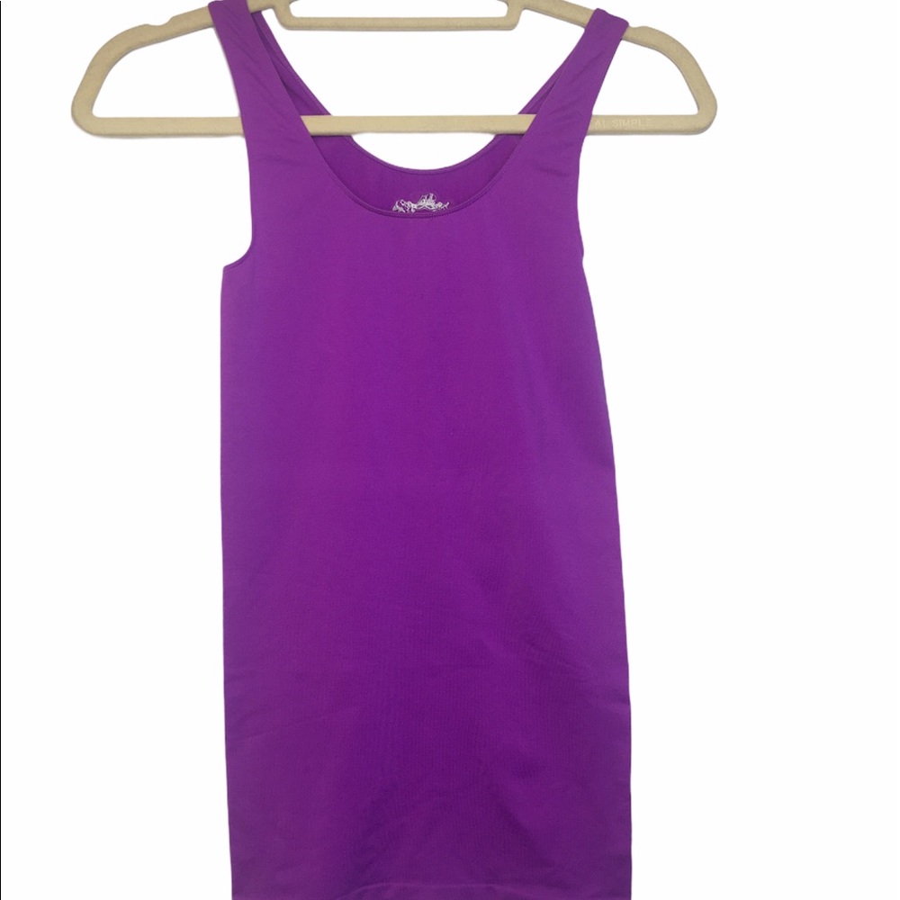 Los Angeles purple soft workout tank top